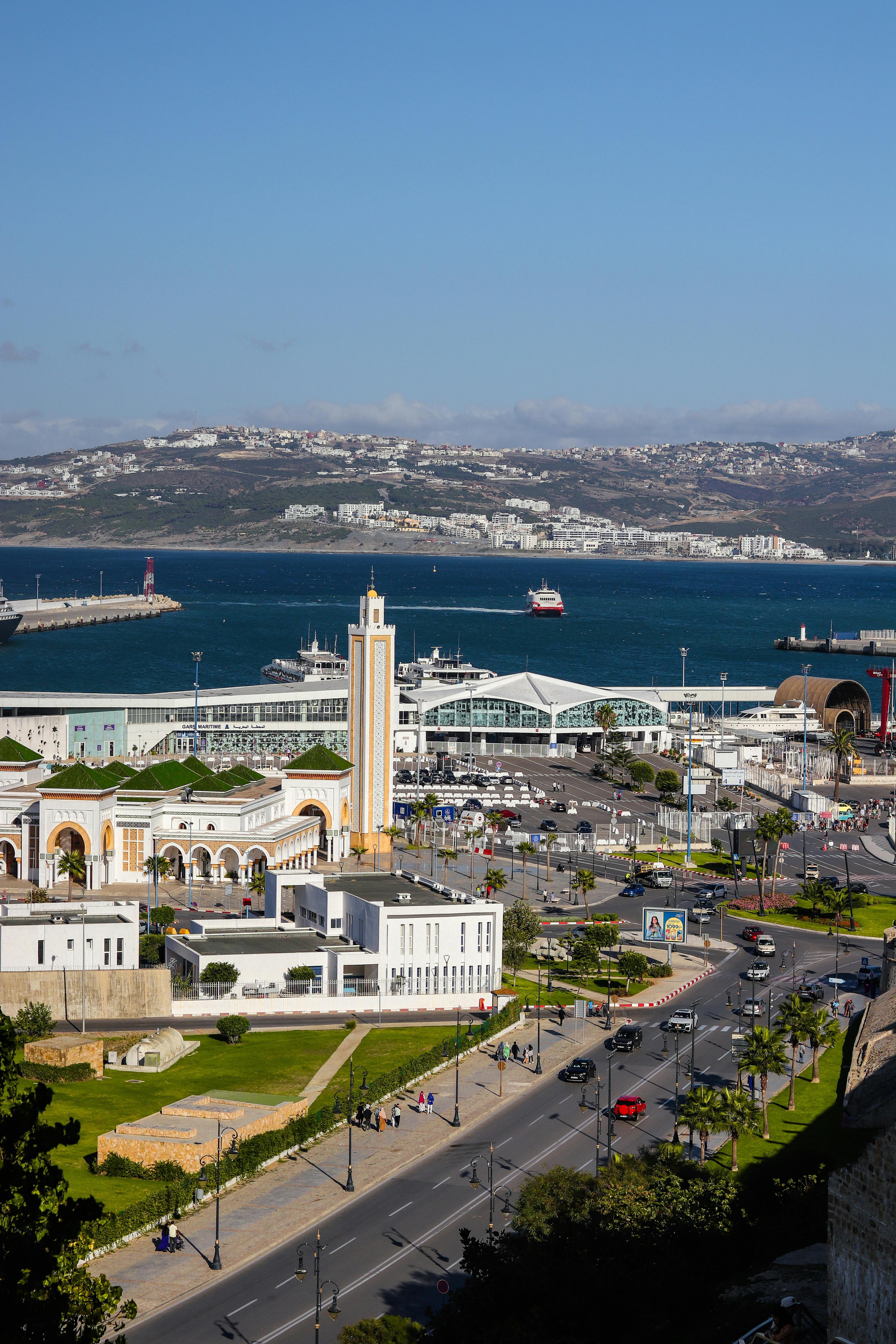 Vue sur le port de Tanger
